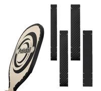4pcs Pickleball Edge Tape, 1.02/0.91/0.79 Inch Pickleball Paddle Protection Pickleball Racket Edge Guard Tape Pickleball Protective Edge Tape for Pickleball Supplies (Black)