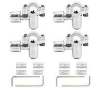 4Pcs Piercing Valve Kit for AP4502525/BPV31D/GPV14 Zinc Alloy BPV-31 Refrigerator Piercing Tap Valves with Hex Wrench for 1/4 5/16 3/8 Inch Outer Diameter Pipe