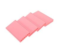 4pcs Pink Clay Ball Roller for Polymer Clay and Nail Art 3D Flowers | Plastic Tool for Precise Bead Making, Multi Size Shaping, Desktop Crafting, Nail Salons
