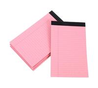 4pcs Pink Detachable Memo Pad Paper Notepad for Students and Teachers | Lined Sheets for Schedules and To-do Lists, Daily Planning Use, Office Desk Notes, Easy to Carry