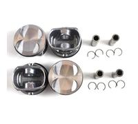 4pcs Piston And Ring Set 11257589348 Compatible With 2006-2016 R55 R60 Models N12 N16 Engine Parts Replacement Compatible with Countryman Paceman