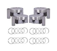 4pcs Piston And Rings 23041-2B600 23041-2B610 23041-2B620 23410-2B600 Compatible With 1.6L DOHC Engine Models 2012-2016 Fits Select Compact Car Applications
