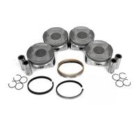 4Pcs Piston W/Rings Pins Set 13211-0V011-A0 13211-0V012-B0 13211-36032-C0 Compatible For Toyota Camry Rav4 Scion TC 2.5L 2ARFE Engines