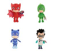 4Pcs PJ Masks Gekko Catboy Owlette Romeo Plush Toys Stuffed Doll Kids Gift