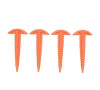 4pcs Plastic Drone Apron Landing Pad Ground Nail Set, Support Fixed Rod, with Windproof Nail for Stability