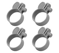 4PCS Plastic Hose Clamps for Pool Hose Connection,1 1/4 Inch Hose Clamp | Hose Clamps for Pool,Compatible with Summer Escape,Intex & Coleman Pools,Leak-Proof Hose Connector,Essential Pool Accessories