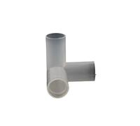 4pcs Plastic Inner Diameter 12mm 16mm 20mm 25mm PE Tee Connector Four Five Way Joint(Tee Connector,Inner Diameter 25mm)