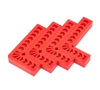 4Pcs Plastic L Type 90 Degree 90 Degree Angle Ruler, Right Angel Ruler, Measuring Tape Tile Tools Right Angle Woodworking Tool Auxiliary Locator (3 In)