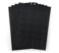 4pcs Plastic Mesh Canvas, 14 CT Black Plastic Mesh Canvas Sheets Plastic Mesh Screen for Embroidery Making Crafts DIY Crochet Projects (11x8.2 inch)