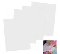 4pcs Plastic Mesh Sheet - Mesh Fabric for Mask Eyes, White Plastic Mesh Canvas for DIY Crafts, Embroidery, Knitting, Crochet, Cross-Stitch, Bag Making
