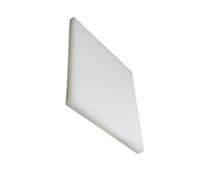 4pcs Plastic PA6 Nylon Flat Board, Square/Rectangular Extruded Plate 100 * 100mm/150 * 100mm for Machinery(White,100x100x4mm)