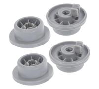 4pcs Plastic Replacement Rollers for Lower Rack Dishwasher Wheels | Compatible with Major Brands, Easy to Install, Practical Universal Appliance Parts for Basket and Tray