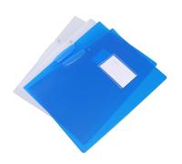 4pcs Plastic Report Folder with Rotating Clip | A4 Size, Quick Access Design, for Resumes and Conference Materials, Plastic Build