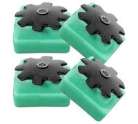 4pcs Plastic Scaffold Foot Cover Pads for Stool and Scaffold, Green