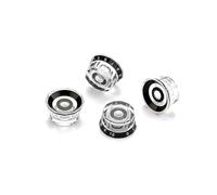 4PCS Plastic Volume Tone Control Knob Electric Guitar Knob Clear Speed Control Knob Instrument