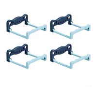 4pcs Plastic Wall Organizers for Bathroom Basin with Shelves and Towel Rack to Keep Essentials Accessible and Bathroom Neat