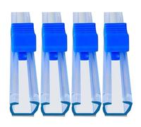 4PCS Plastic Wrap Cutter, Self-Adhesive Two-Way Cling Wrap with Slide Cutter, Reusable Plastic Dispenser, Suitable for 13 Inches Wide