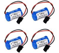 4Pcs PLC Lithium Battery for Allen Bradley 1756-BA2 HHT Series 3V 1200mAh BR2/3A-AB
