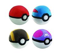 (4pcs) Pokemon pokeBall Cute Plush Plush Dolls pokemon Stuffed Doll Toys Kids