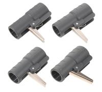 4pcs Pole Pruner Plastic Connector Part for Branch Loppers | Black Plastic Fitting, Restores Smooth Operation and Alignment Stability, for Landscaping Overhead Pruning
