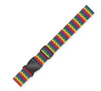4Pcs Polyester Fibre Luggage Buckle Strap Adjustable Anti-theft Baggage Tie Down Belt Anti-lost Elastic Suitcase Belts Travel Props(14)