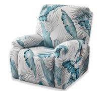 4PCS Polyester Recliner Chair Cover Sofa Slipcover with Pocket for Lazy boy Chair Elastic Breathable Furnitures Single Seat Cover for Room(The Wizard of Oz)