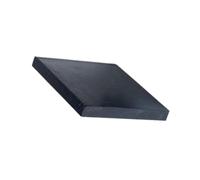 4pcs Polyoxymethylene Plastic Plates, Flat POM Sheet 100 * 100mm/100 * 150mm High Hardness for CNC Model(Black,100x100x5mm)