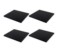 4Pcs Polyurethane Foam Boards Shockproof Protective Sheets for Storage Fragile Items Packaging Black Polyurethane Foam Inserts for Cases