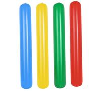 4Pcs Pool Noodles, 41.3 Inch Colorful Inflatable Pool Noodle, Blow up Giant Swimming Sticks for Adults Summer Outdoor Swimming Beach Party