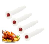 4Pcs Pop-up Timers For Turkeys - Cooking Chicken Beef Timer For Oven Cooking, Roasted Chicken Temperature Meter, Disposables Kitchen Probe Gadgets, For Oven CookingPoultry Turkey Chickens Meat