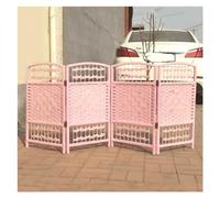 4PCS Portable 3/4/5 Panel Wooden Room Divider Freestanding Folding Easy to Move Sn Room Separator (80x40cm) for Home & Office