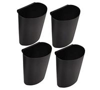 4pcs Portable Hanging Basket for Rolling Carts Small Storage Buckets for Organizing Makeup Art Supplies and Cleaning Tools Versatile Cup Holders and Waste Containers