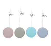 4pcs Portable Macaron Screen Cleaner for Monitors and Camera Lenses | PP Silicone Flannel Build, No-scratch Grease Removal, On-the-go Use for Electronic Devices