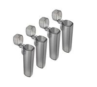 4pcs Portable Mini Plastic Toothpick Holders Box Pocket, Toothpick Case Plastic Storage Containers for Small Items Travel Toothpick Dispenser Container Easy to Carry in Your Pocket