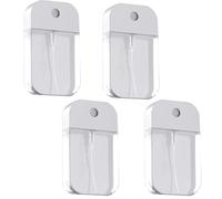 4Pcs Portable Travel Spray Bottle Easy Carry Transparent Sprayer Bottle Percise Perfume Refill Fashionable Beautiful Small Hand Sanit-iser Bottle for Travel Essentials