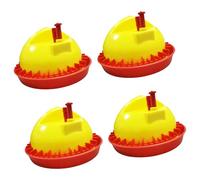 4Pcs Poultry Water Holders Efficient Design Prevents Spillage Suitable for Tiny Birds Homesteading Poultry Supplies