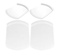 4Pcs PP Cake Spatula Lifter Transfer Shovel 30.8x23.5x1.5cm | Smooth Surface, Supports Delicate Items, Suitable for Bakers, Home Cooks, Pizza Dough, Quiches, Hotels