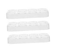 4pcs Pp Egg Storage Box with 8 Slots Stackable Organizer | Detachable Design, Universal Fit, Easy-clean Finish, Suitable for Kitchen Countertop and Refrigerator Use