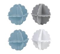 4pcs PP Laundry Washer Ball Anti-entanglement Washing Machine | Quick Cleaning, Reusable Design, Helps Strengthen Wash Action, Random Colour Set Random Color