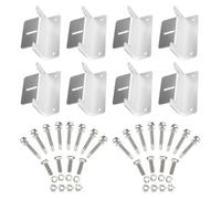 4pcs Practical Sturdy Aluminum Alloy Solars Panel Mounting Set Accessory for Campers and Boats Off Grids Applications High Strength Solar Mounting