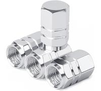 4PCS Premium Car Tyre Valve Stem Caps Universal Anti-Rust Airtight Dust Proof Protection Compatible with Toyo-ta Corolla 1966-2025 E10-E90 E100-E150 E160.,E