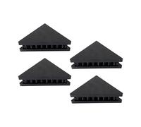 4pcs Professional Anti Vibrate Triangle Base for Loudspeaker Subwoofer Stable Not Tilting Design with Noise Reduction Live Stream Noise Suppression Pad