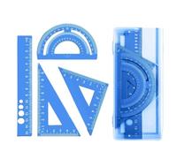 4pcs Professional Metal Rulers Featuring Accurate Marking And Lightweight Design For Academic Use Measurement Rulers