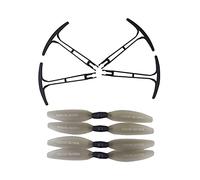 4PCS Protective Cover+4PCS Propeller for HS175 D65 SYMA X500 X30 Z6 Aerial Photography Folding Quadcopter Accessories Remote Control Drone Blade Protective Cover Spare Parts