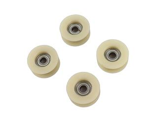 4pcs Pulley Chain Tensioner Rollers, High Strength ABS and Metal Alloy Roller Kit for 49cc 66cc 80cc Motorized Bike with Direct Replacement Design