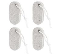 4Pcs Pumice Stones For Feet Exfoliation Ergonomic Grip And Durability Rope Effective Dead Skin Removal Reusable Foot Skin Caring Tool