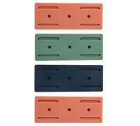 4pcs Punch-free Power Strip Fixator Self Adhesive Plastic Holder