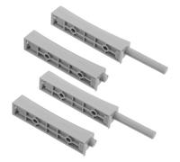 4pcs Push Open Cabinet Door Rebound Device Magnetic Catch | Plastic Material with Quiet Performance, Minimalist Modern Style, Suitable for Home and Office Cabinetry