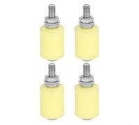 4pcs Push-Pull Positioning Wheel for Sliding Doors with Nylon Roller and Stainless Steel Precision Bearings (32x40)