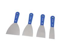 4Pcs Putty Scraper Set with Storage Bag, Stainless Steel Paint Scraper, Drywall Set, Drywall Repair Spreading Painters Tool for Repairing Drywall, Applying Putty, Plaster